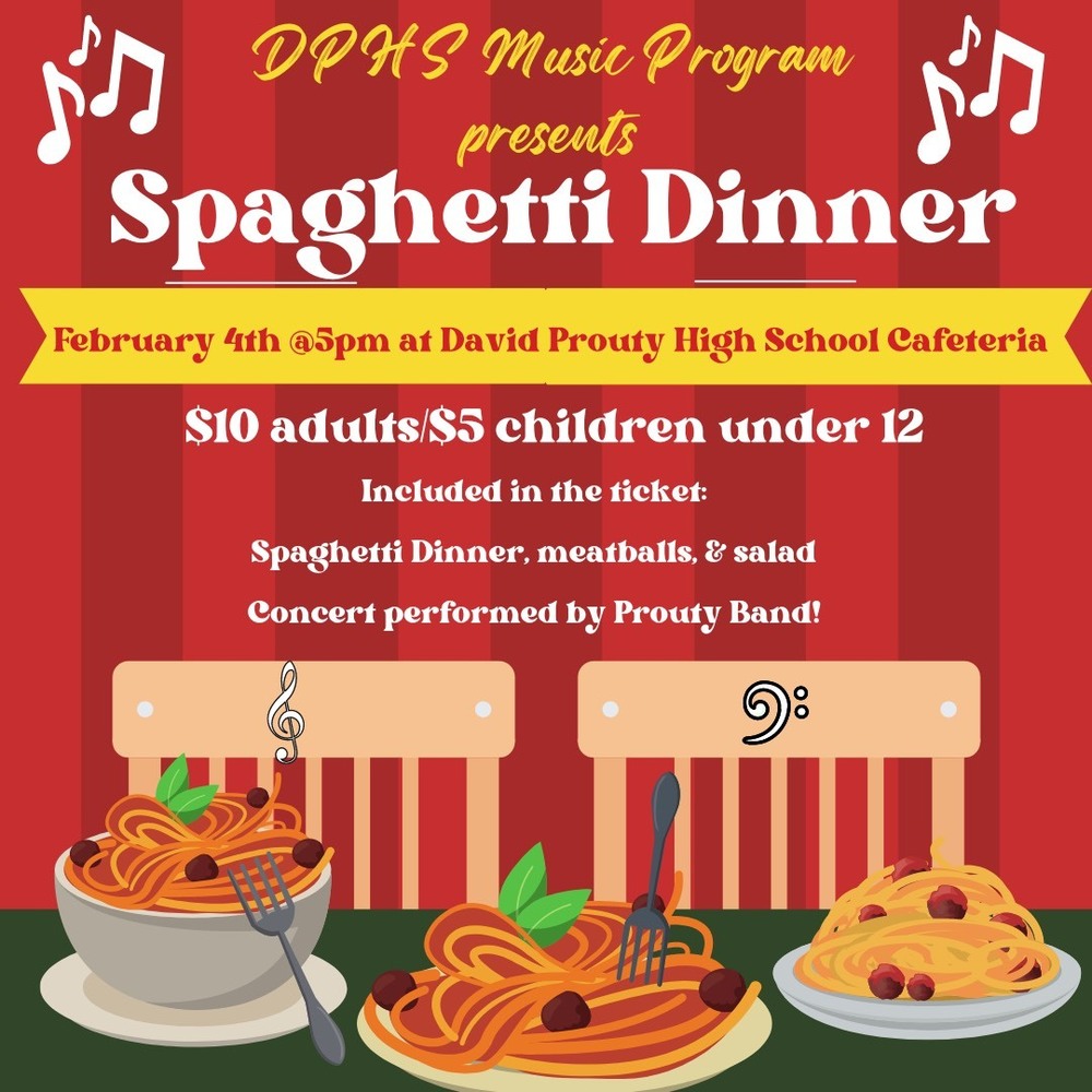 Spaghetti Dinner Presented by DPHS Music Program
