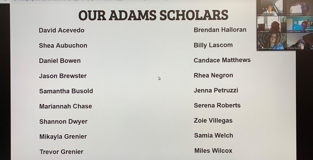 Adams Scholars