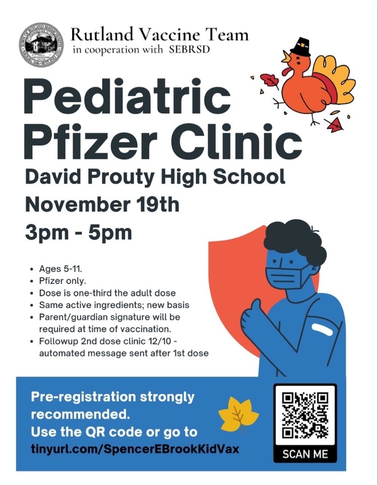 Pediatric Pfizer Clinic Planned!